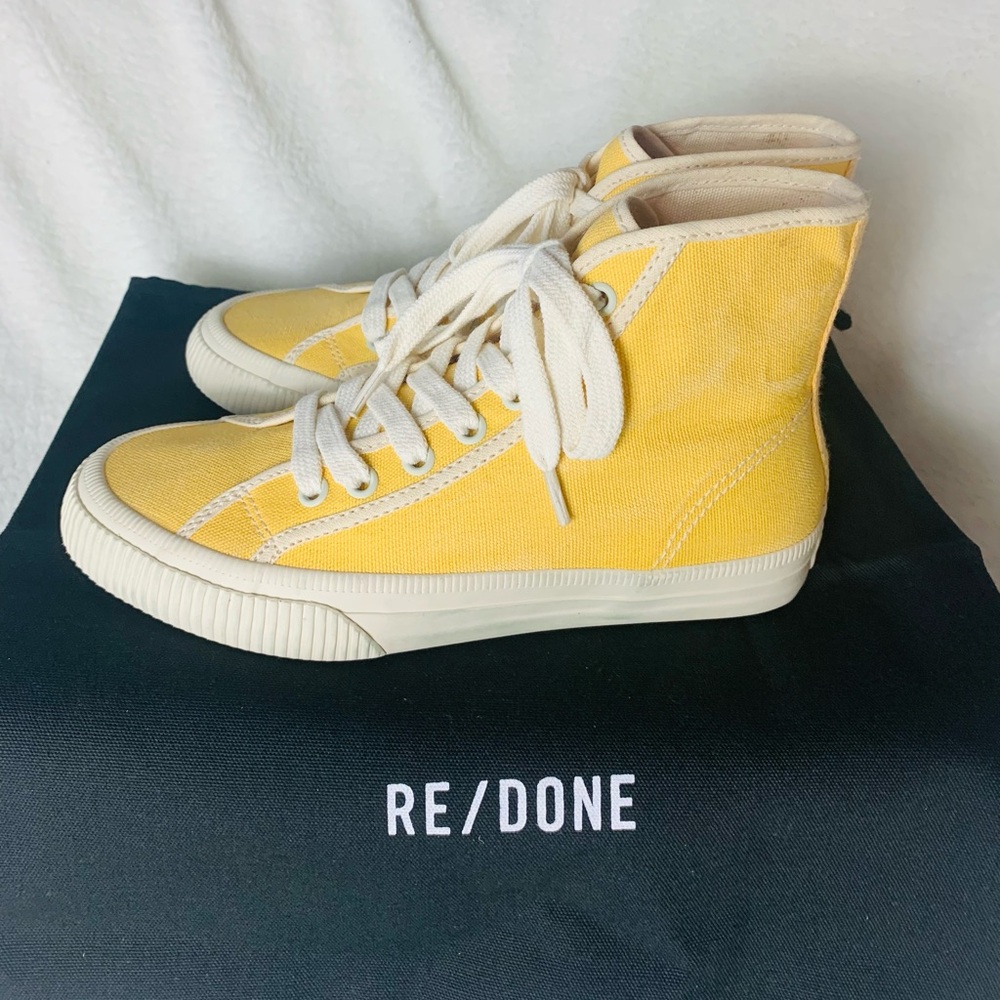 RE/DONE Made In Brazil 90s High Top Sneakers - Picture 5 of 14